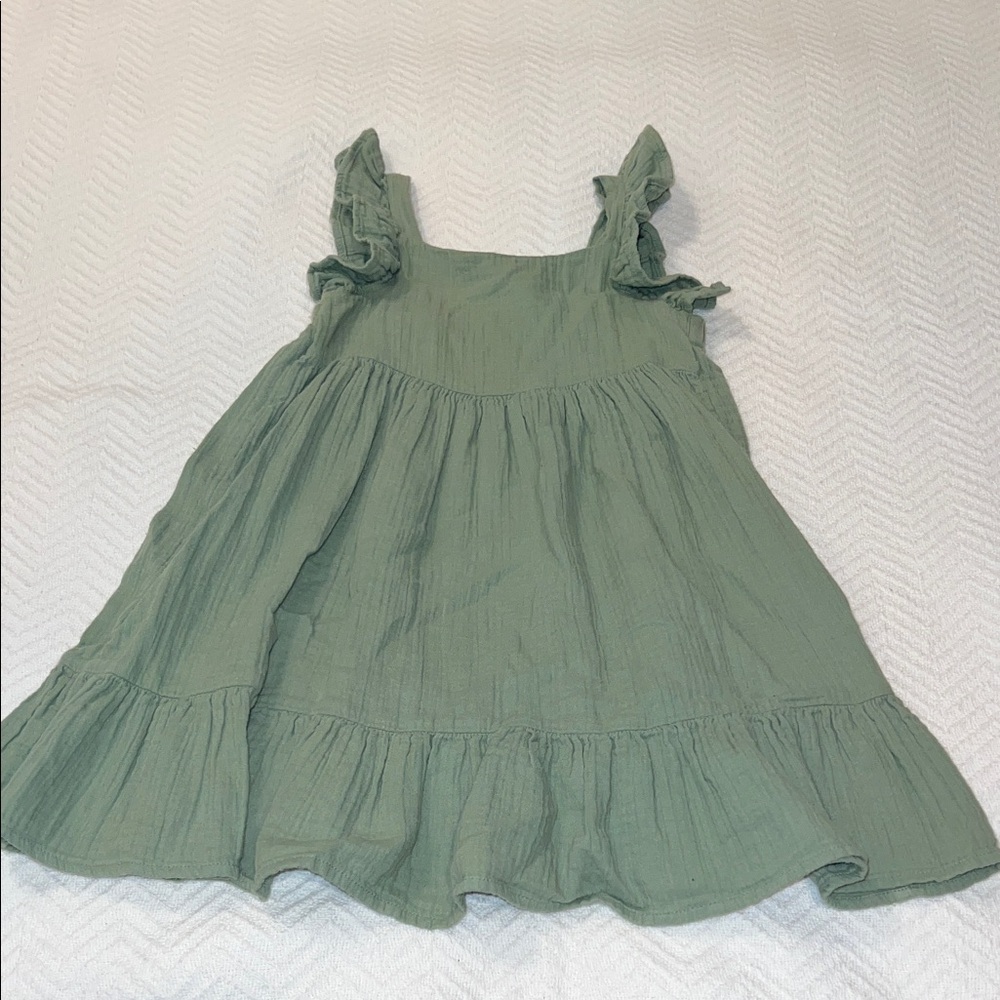 Cat & Jack Olive Green Dress